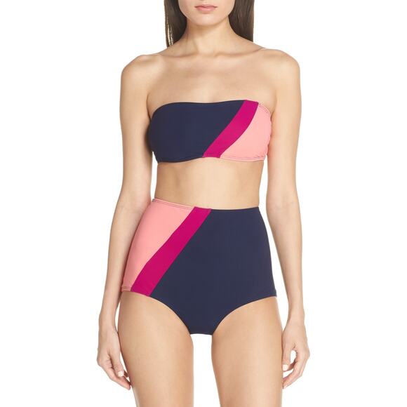 FLAGPOLE Maya Bikini Top North Navy Multi XL - Picture 2 of 10